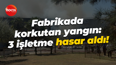 Fabrikada korkutan yangın: 3 işletme hasar aldı!