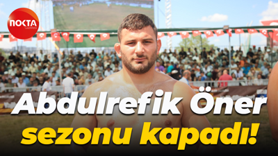 Abdulrefik Öner sezonu kapadı!