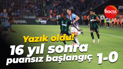 Yazık oldu... 16 yıl sonra puansız başlangıç