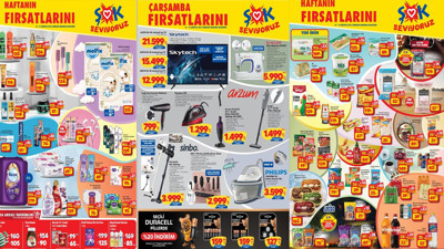 13 Ağustos ŞOK Aktüel Ürünler Kataloğu Dikiş Makinesi, Kazanlı Ütü, Dik Süpürge, Saç Cihazı Geliyor