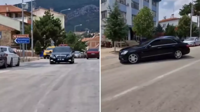 "Hizmet" dedi makam aracı paylaştı!