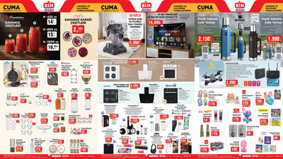 15 Ağustos BİM Aktüel Ürünler Kataloğu Halı Yıkama Makinesi, Ankastre, Stanley Termos Geldi