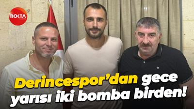 Derincespor’dan gece yarısı iki bomba birden!