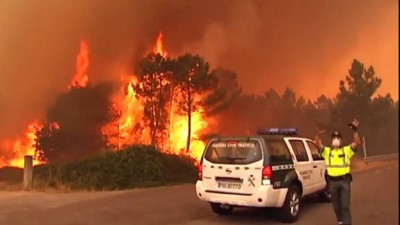 İspanya 14 ayrı bölgede orman yangını... 7 ölü