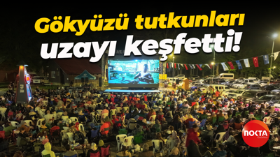 Gökyüzü tutkunları uzayı keşfetti!