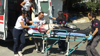 Başından vurulan güvenlik görevlisi ağır yaralı