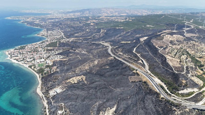 Çanakkale yangınlarında yanan ormanlık alan 5 bin 236 hektar