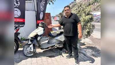 Motorun kendini çalamayınca hız göstergesini söktü
