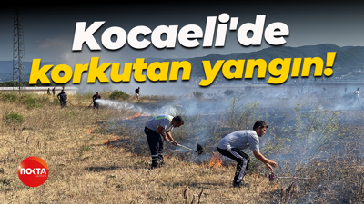 Kocaeli'de korkutan yangın! Ekipler seferber oldu