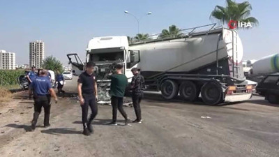 Adana'da feci kaza... 2 yaralı