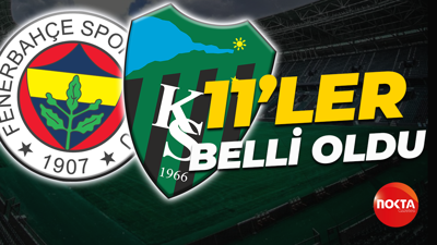 Fenerbahçe - Kocaelispor maçında 11'ler belli oldu