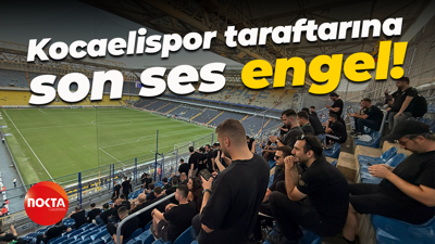 Kocaelispor taraftarına son ses engel!