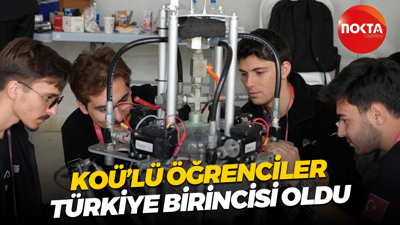KOÜ’lü öğrenciler Türkiye birincisi oldu