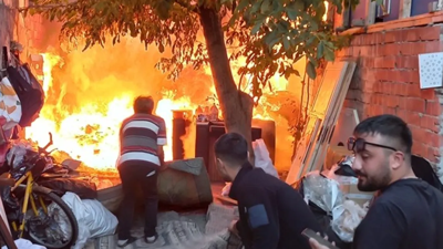 Çorum'da yangın: Evler küle döndü!