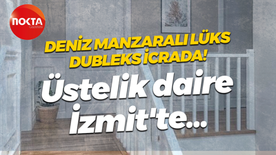 İzmit’te deniz manzaralı lüks dubleks icrada! İşte fiyatı