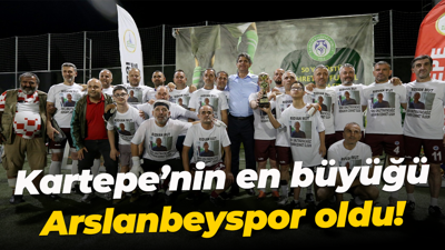 Kartepe’nin en büyüğü Arslanbeyspor oldu!