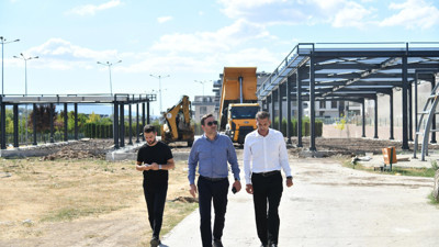Yasin Özlü, projeleri yerinde inceledi
