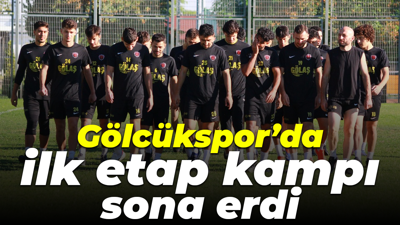 Gölcükspor’da ilk etap kampı sona erdi