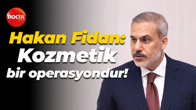 Hakan Fidan: Havadan yardım kozmetik bir operasyondur!