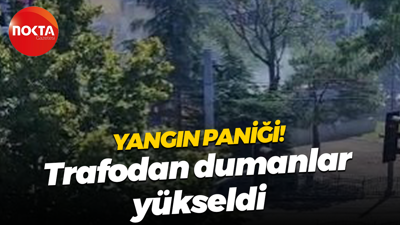 İzmit'te trafo yangını! Bir anda dumanlar yükseldi