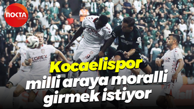 Kocaelispor, milli araya moralli girmek istiyor