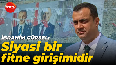 İbrahim Gürsel, Cumhurbaşkanı Erdoğan'ın resminin asılmamasına tepki gösterdi: Fitne girişimidir