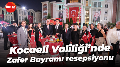 Kocaeli Valiliği’nde Zafer Bayramı resepsiyonu
