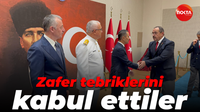 Zafer tebriklerini kabul ettiler