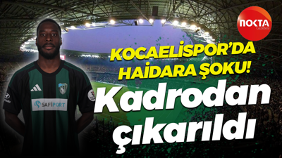 Kocaelispor’da Haidara şoku! Kadrodan çıkarıldı