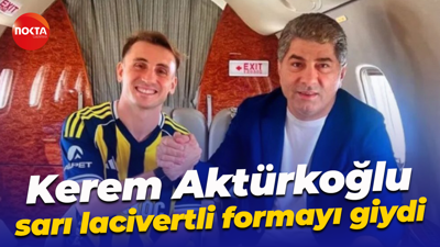 Hakan Safi paylaştı... Kerem Aktürkoğlu sarı lacivertli formayı giydi