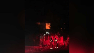 Kiracısının ölümüne neden olan ev sahibinin evi yandı