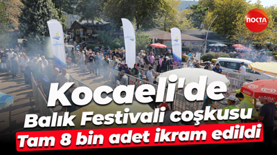 Kocaeli'de Balık Festivali coşkusu... Tam 8 bin adet dağıtıldı