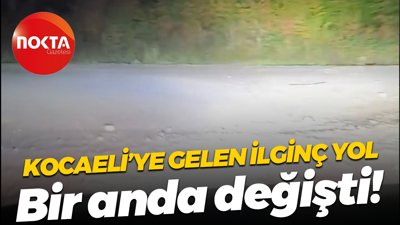 Kocaeli’ye gelen ilginç yol; Bir anda değişti!