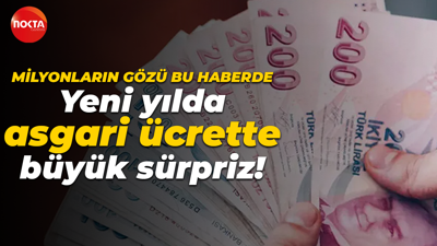Milyonlarca vatandaşın gözü bu haberde: Yeni yılda asgari ücrette büyük sürpriz!