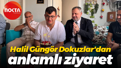 Halil Güngör Dokuzlar'dan anlamlı ziyaret