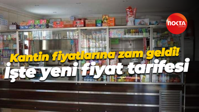 Kantin fiyatlarına zam geldi! İşte yeni fiyat tarifesi