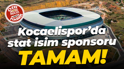 Kocaelispor’da stat isim sponsoru TAMAM!
