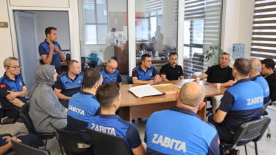 Erol Ölmez'den Zabıta Haftası'nda personel ziyareti