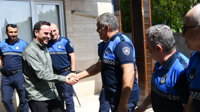 Yasin Özlü zabıta personelleriyle bir araya geldi!