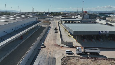 Büyükşehir, Railport'ta asfalt çalışmalarına başladı!