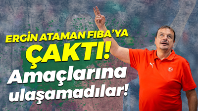 Ergin Ataman, FIBA’ya ÇAKTI! Amaçlarına ulaşamadılar!