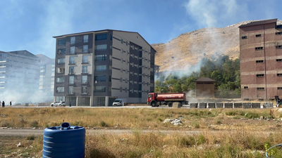 Bitlis'te korkutan yangın!