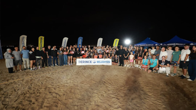 Derince'de voleybol şöleni