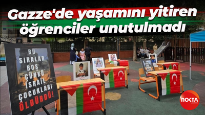Gazze'de yaşamını yitiren öğrenciler unutulmadı