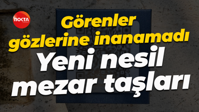 Görenler gözlerine inanamadı... Yeni nesil mezar taşları