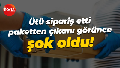 Ütü sipariş etti, paketten çıkanı görünce şok oldu!