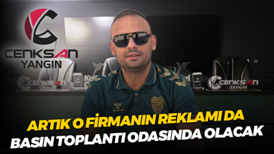 Artık o firmanın reklamı da basın toplantı odasında olacak