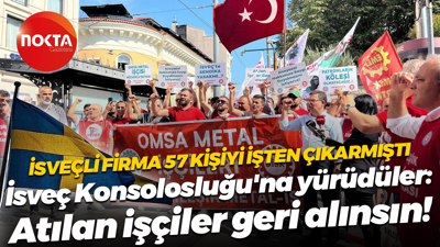 Omsa Metal işçileri İsveç Konsolosluğu önünden seslendi: Atılan işçiler geri alınsın!