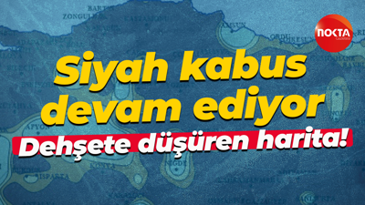 Siyah kabus devam ediyor… Dehşete düşüren harita!