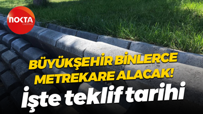 Kocaeli Belediyesi beton parke, bordür, şev taşı ve oluk taşı alacak! İşte teklif tarihi